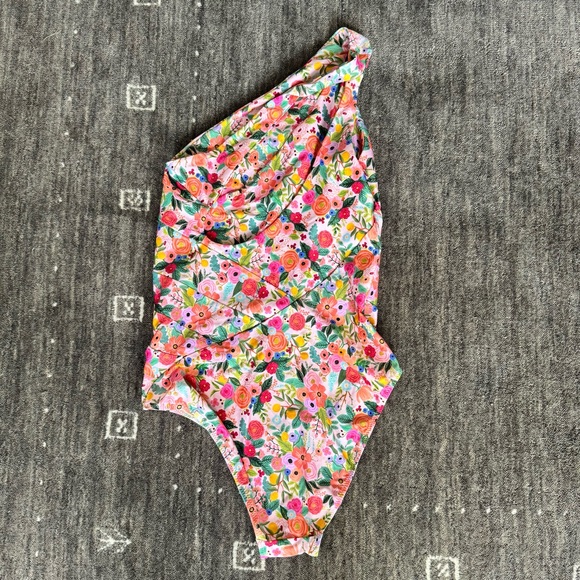 Summersalt x Rifle paper Co, Sidestroke Garden Party Swimsuit- recycled fabric! - Picture 4 of 6